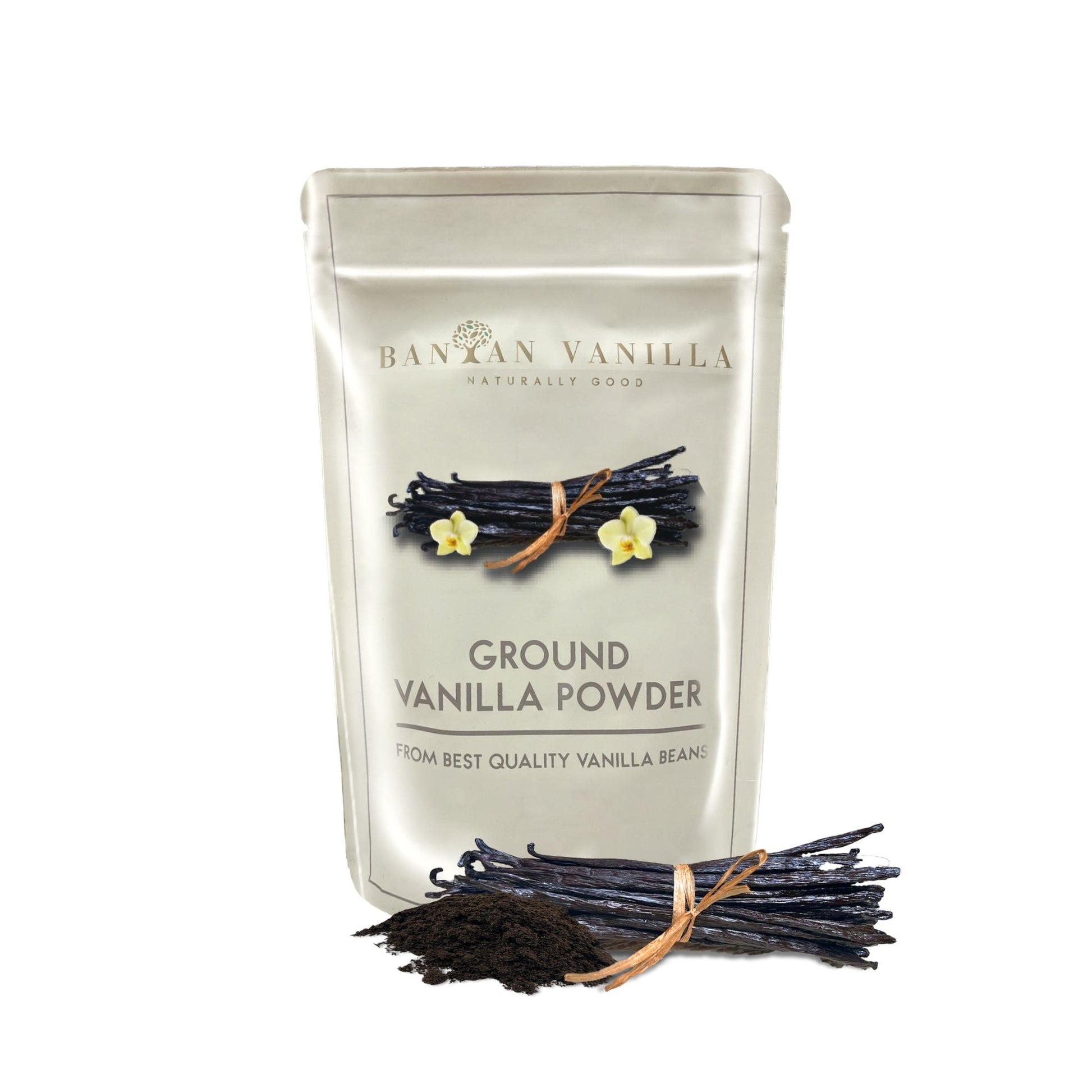 ground vanilla powder